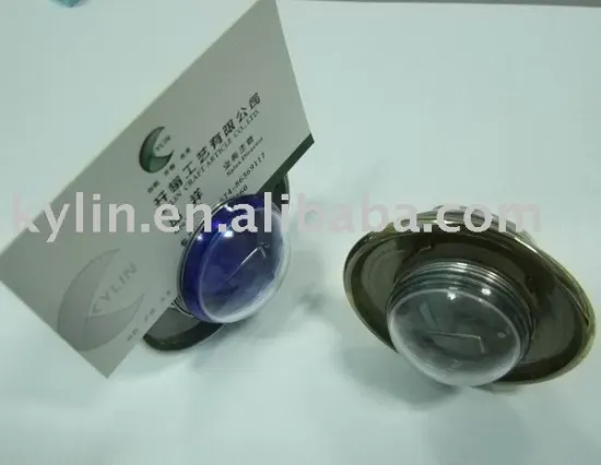 plastic name card holder put on the desk