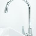 2021 New Design Single Lever Brushed Nickel Pull Down Kitchen Faucet Mixer Tap