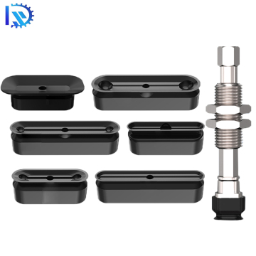 Customized Industrial Silicone Vacuum Oval Long Strip Suction Cups PWG Series