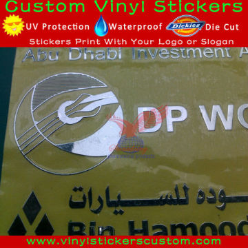Thin Heat Resistant 3M Metal Sticker