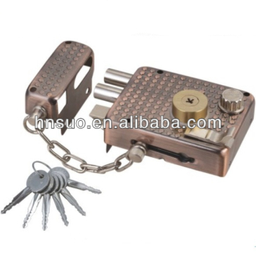 high quality rim long latch lock