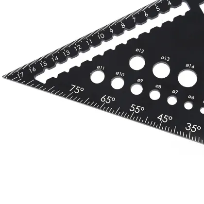 Multi-Purpose Carpenter Tools: Woodworking Square Ruler & Triangle Ruler