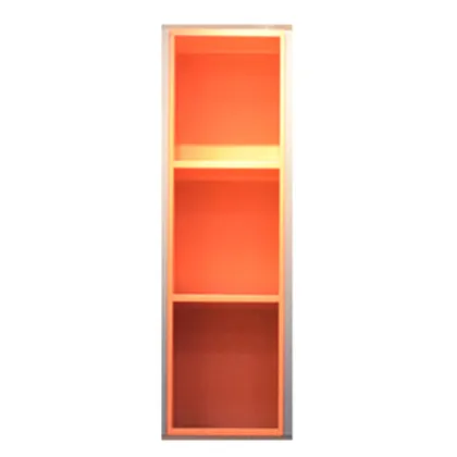 Deluxe Tall Kitchen Cabinet With Glass Front Doors