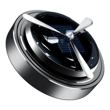 Custom Car Air Freshener: Solar-Powered Solid Balm for Fan Spread Fragrance