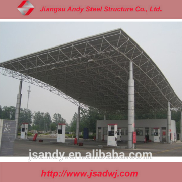 New Arrival Creative Gas Station with steel frame structure