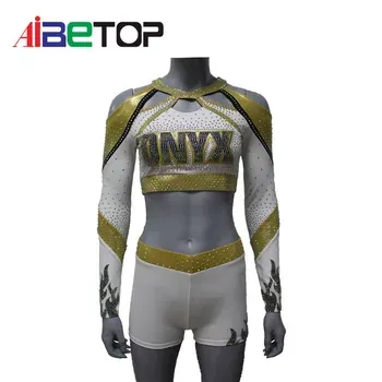 Custom cheerleading uniforms spandex cheerleading uniforms