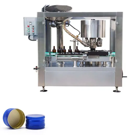HIGEE Automatic Screw Capping Machine for Spirits Bottles, Liquor Bottles, and Sparkling Wine