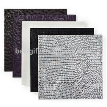 Fashion faux leather handmade table mats table place mats