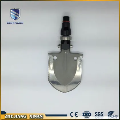 survival cold waterproof led custom steel shovel