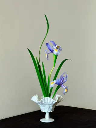 Premium Iris Foliage in Vibrant Green Shades