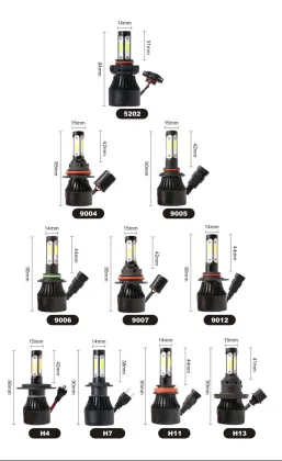 Premio Automotive Motorcycle LED Depo Headlights Headlamp