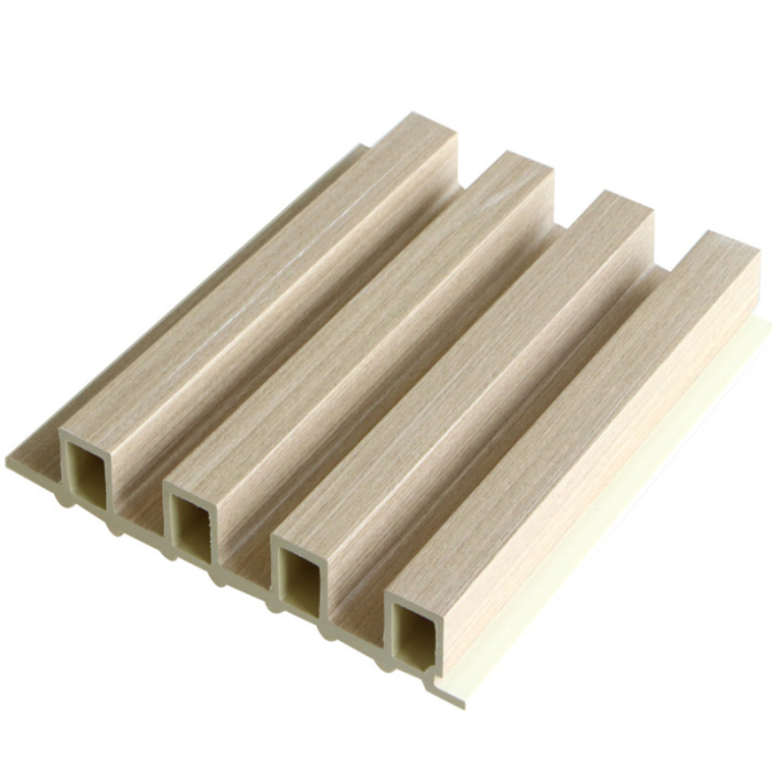 Bảng điều khiển tường WPC Fluting Tường giảm công nghệ Chứng nhận an toàn chữa cháy B1 Kháng ngọn lửa B1