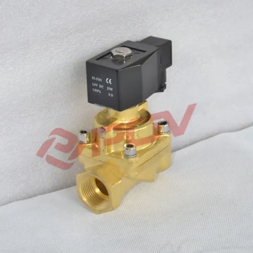 Normally closed pilot brass thread 1inch steam solenoid valve 110v