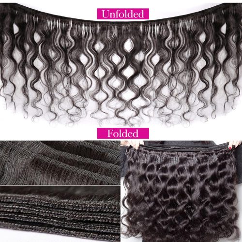 30 32 40 pulgadas ola de cuerpo 3 4 paquetes de agua brasileña Wavy Weave Bundles Human Bundles Teisge for Women