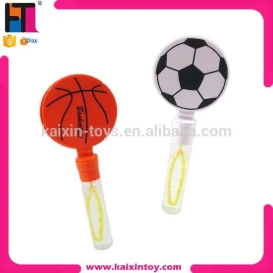 basketball football shape cheap toys bubble water bubble wand