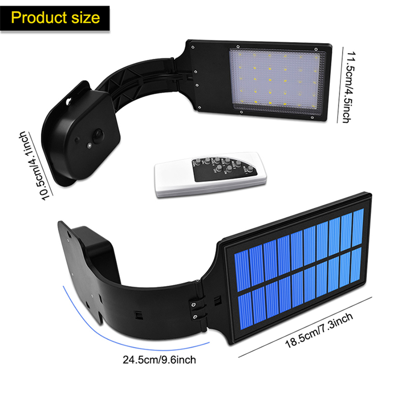 Outdoor Solar Lamp With Remote Control