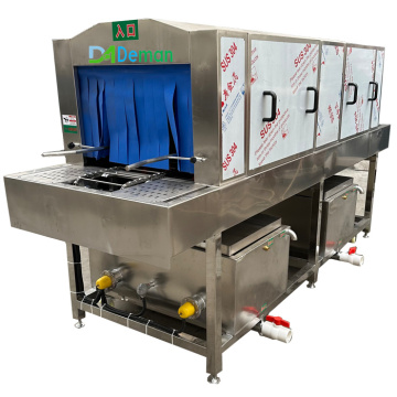 High Pressure Plastic Basket Washer for Totes and Bins Cleaning Machine