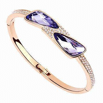 Swarovski Bangle, Available color and Styles, Customized Designs are Accepted