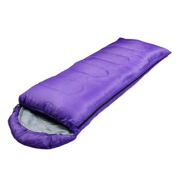 Summer day feather envelope hooded sleeping bag