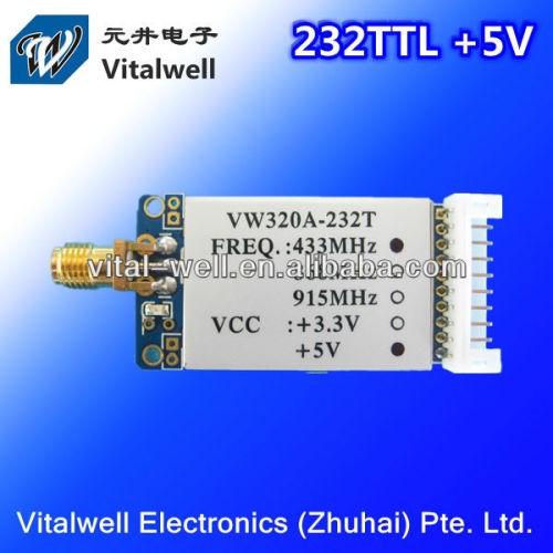 VW320A 100mW (+20dB) 232TTL RF TX Module 433MHz