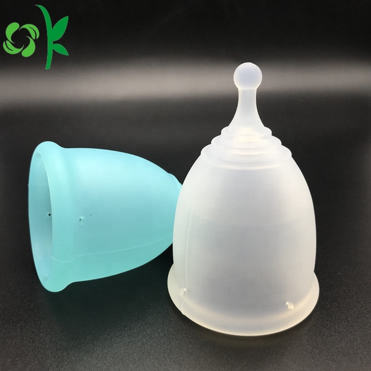 Eco-friendly Woman Reusable Silicone Menstrual Cups