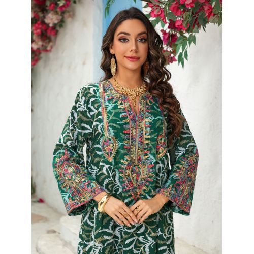 لباس عبای جلبیه تمام دوزی شده ماه رمضان
