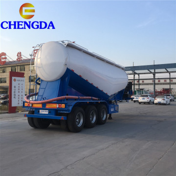 30 cbm Lightweight Tanker Aluminum Alloy Bulk Cement Trailer for Powder Flour Fly Ash Transport