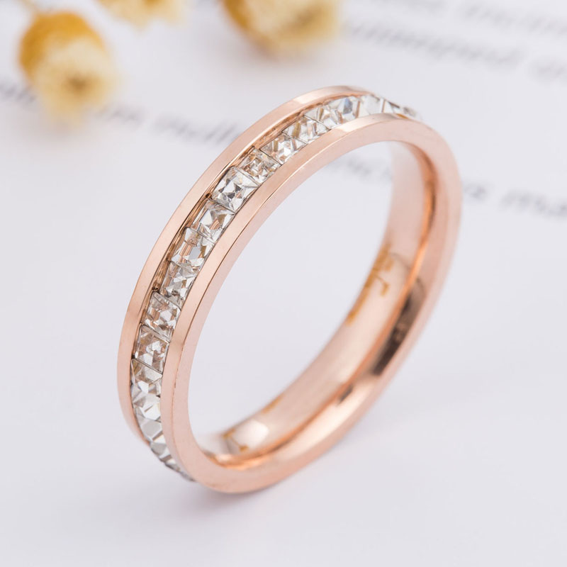 Rose Gold Ring Cubic Zirconia