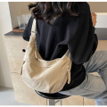 Nylon Multi-Pocket Crossbody Shoulder Bag