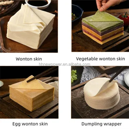 Automatic Gyoza Empanada Dumpling Wonton Dough Sheet Maker Machine Price