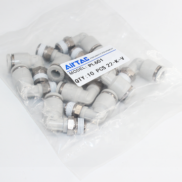 PL Series Pneumatic Quick Coupling Pipe Fittings: Insertion Thread Air Connectors & Push-In Plastic Adapters by Airtac
