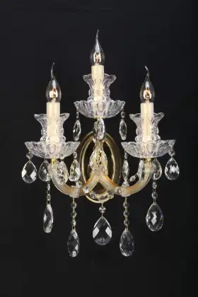 Customizable European Antique Brass Angel Candle Wall Lights - Indoor