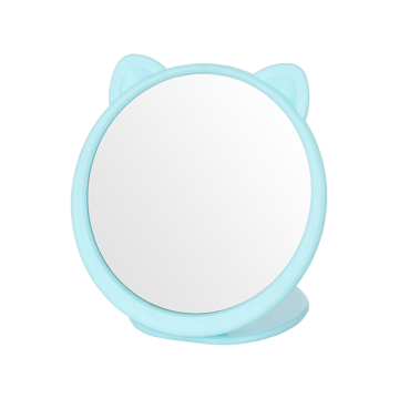 Promotional Nordic Desk Vanity Mirror with Blue Frame for Venetian