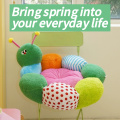 Cute Caterpillar Cat Litter for All Seasons