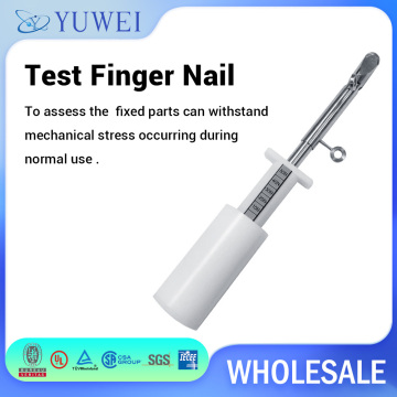 IEC60475 Test Finger Nail Probe For Non-Detachable Parts Product Mechanical Stress Testing