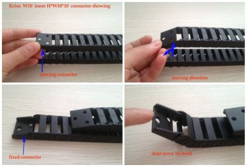 mini W06 plastic energy cable tray chain