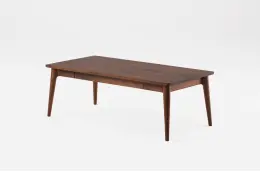 Bay-Max Americian Oak Walnut Solid Wooden Coffee Table