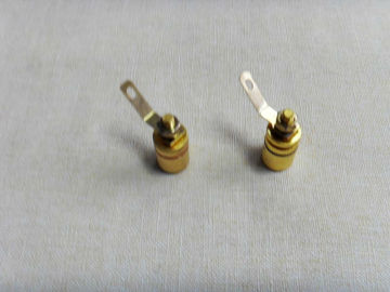 golden or nickel plated banana plugs adapt post