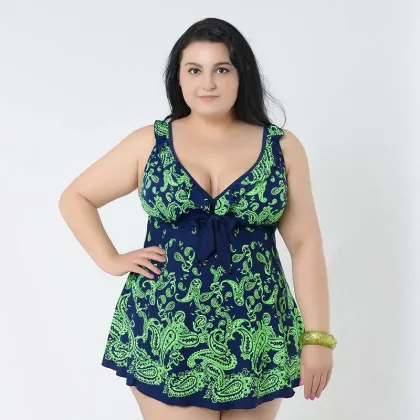 Professional Fat Women Plus Size One Piece Swimwear 4XL-8XL Swimsuit