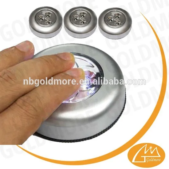Small Battery Operated 3 Led touch Lights Control Switch,best Mini Touch Stick Tap Sensitive Lamp Light,led Push Lights
