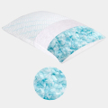 Cuscino in memory foam granuli in ghiolo in tessuto personalizzato