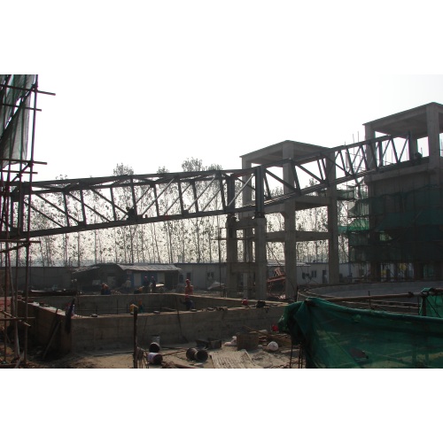 Proyecto de membrana de armadura de tubería de la planta de aguas residuales de Langdong