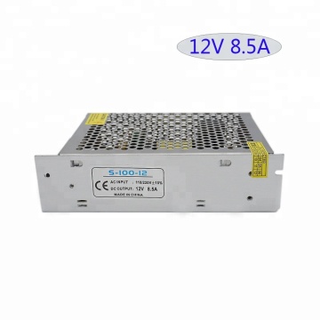 High Quality 12V 8.5A 100W LED Power Supply S-100-12