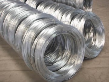 Anjia hot dipped galvanized steel wire in stock