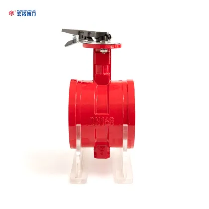 American Standard Grooved Lever Butterfly Valve