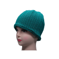 Beanie Rajut Wol Teal Elegan untuk Semua Musim