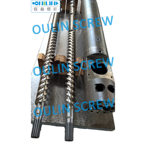 Bi-Metal Battenfeld 65-22V Double Parallel Screw Barrel for PVC Extrusion