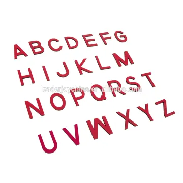 Montessori language educational products for capital movable print red alphabet