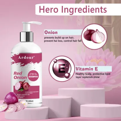 Organic Herbal Plant-Based Anti Hair Loss and Anti-Dandruff Shampoo
