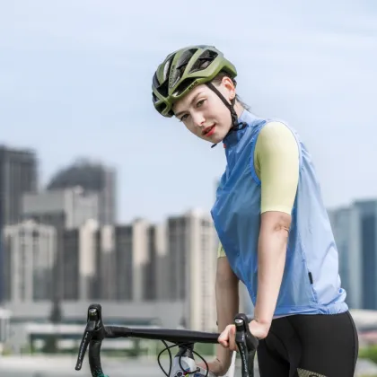 Women's Perfetto Full Collar Vest Cycling Rain Gilet